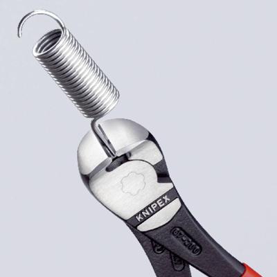 Knipex Kracht-voorsnijtang zwart geatramenteerd met kunststof bekleed 160 mm - 6701160 - thumbnail