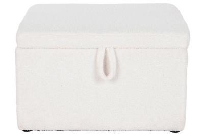 Kruk Home ESPRIT Wit Polyester Hout MDF 60 x 60 x 36 cm Kruk Home ESPRIT Wit Polyester Hout MDF 60 x 60 x 36 cm