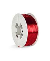 Verbatim 55062 55062 Filament PETG 2.85 mm 1 kg Rood (transparant) 1 stuk(s) - thumbnail