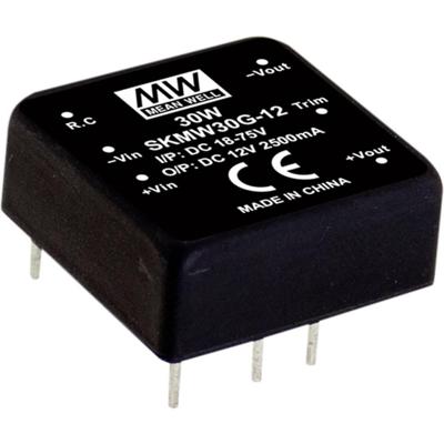 MEAN WELL SKMW30G-15 DC/DC-converter 2 A 30 W Aantal uitgangen: 1 x Inhoud 1 stuk(s) MEAN WELL SKMW30G-15 DC/DC-converter 2 A 30 W Aantal uitgangen: 1 x Inhoud 1 stuk(s)