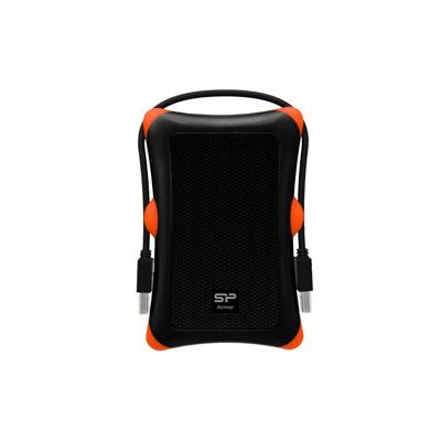 Externe Doos Silicon Power Armor A30 Zwart Oranje Zwart/Oranje