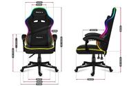 Gamingstoel - Huzaro Force 4.4 RGB Black - thumbnail