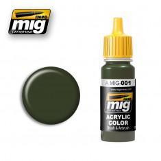 MIG Acrylic RAL 6003 Olivgrun opt.1 17ml MIG Acrylic RAL 6003 Olivgrun opt.1 17ml