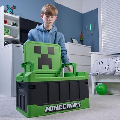 Minecraft Storage Box with Folding Chair
