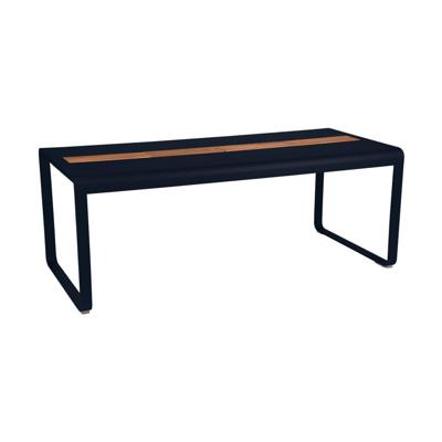 Fermob Bellevie tuintafel met opslagruimte 196x90 cm Deep Blue