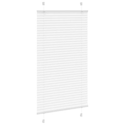 Pliss rolgordijn 75x100 cm stofbreedte 74,4 cm polyester wit