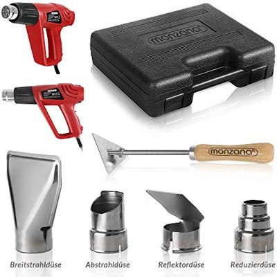 Heteluchtpistool 2000W incl Accessoires en opbergkoffer
