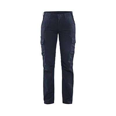 Blåkläder Dames industrie werkbroek stretch/elastiek 71441832 | Donker marineblauw/Zwart | Maat 42 - 7330509763032