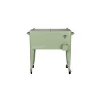 Zuiver Koelbox 'Be Cool' Op wielen, kleur Groen - thumbnail