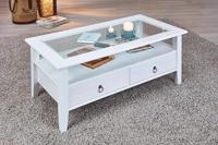 Salontafel Provence - wit - 45x115x60 cm - Leen Bakker - thumbnail