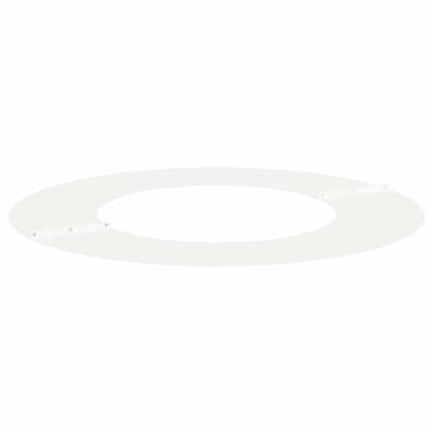 VidaXL Geschikt voor platte boomringen 5 pcs wit ø40 / 70 cm staal VidaXL Geschikt voor platte boomringen 5 pcs wit ø40 / 70 cm staal