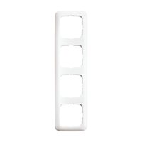 Busch-Jaeger afdekraam 4-voudig wit 2514 214 - thumbnail