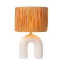 Lucide RONDA - Tafellamp - 1xE27 - Wit - thumbnail