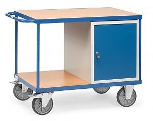 Fetra Hauptartikel 2432 Tafel en kabinetwagen Staal Poedercoating Laadvermogen (max.): 500 kg Stralend blauw (RAL 5007) Fetra Hauptartikel 2432 Tafel en kabinetwagen Staal Poedercoating Laadvermogen (max.): 500 kg Stralend blauw (RAL 5007)