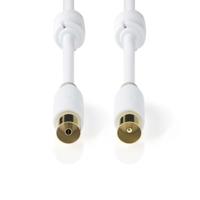 Coaxkabel 100 dB | IEC (coax) male - IEC (coax) female | 2,0 m | Wit - thumbnail