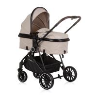 Chipolino Aura Opvouwbare 3-in-1 Kinderwagen met Luiertas Macadamia Beige - thumbnail