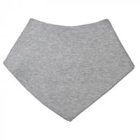 Soft Touch Slabbetje Bandana 20 X 40 Cm Grijs - thumbnail
