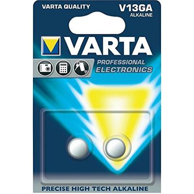 Batterij Varta knoopcel V13GA alkaline blister à 2stuk