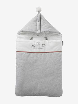 MINI COMPAGNIE engelnestje van biologisch katoen* grijs gechineerd