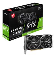 MSI Nvidia GeForce RTX 3050 Videokaart VENTUS 2X XS OC 8 GB GDDR6-RAM PCIe x8 HDMI, DisplayPort, DVI Overclocked, Vulkan, NVIDIA G-Sync - thumbnail