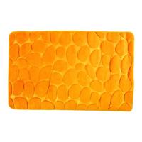 MSV Badkamerkleedje|badmat - kiezel - vloer - saffraan geel - 50x80 cm - thumbnail