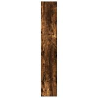 Boekenkast 40x24x143 cm bewerkt hout gerookt eikenkleurig - thumbnail