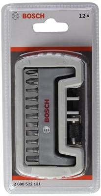 Bosch Accessories 2608522131 Bitset 12-delig Plat, Kruiskop Phillips, Kruiskop Pozidriv, Inbus, Binnen-zesrond (TX)