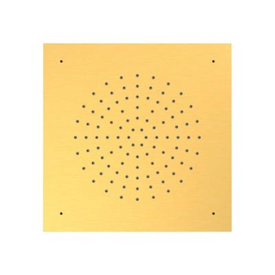 Hoofddouche Tres Exclusive | 38x38 cm | Vierkant | 24k Goud mat
