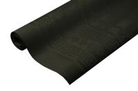 Wicotex tafelpapier op rol Damast 120 cm x 8 mtr. Uni zwart - thumbnail