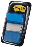 Post-it index standaard, ft 24,4 x 43,2 mm, houder met 50 tabs, blauw - thumbnail