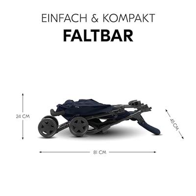 HAUCK - Kinderwagen - SPORT - Opvouwbaar & verstelbaar - Zonnekap - 4 wielen - Beige