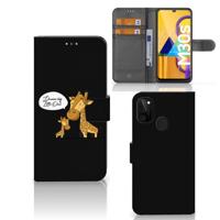 Samsung Galaxy M21 | M30s Leuk Hoesje Giraffe - thumbnail
