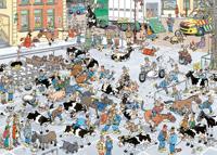 Jan van Haasteren The Cattle Market 1000 pcs Legpuzzel 1000 stuk(s) Stripfiguren - thumbnail