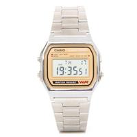 Casio A158WEA-9EF Horloge Classic digitaal staal zilver-en goudkleurig - thumbnail