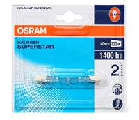 OSRAM HOMELIGHTING Eco-halogeenlamp Energielabel: G (A - G) R7s 78 mm 230 V 80 W Warmwit Staaf Dimbaar 1 stuk(s) - thumbnail