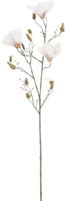 Mica Decorations kunsttak magnolia 88cm crème