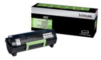 Lexmark Toner 502 Origineel Zwart 1500 bladzijden 50F2000 - thumbnail