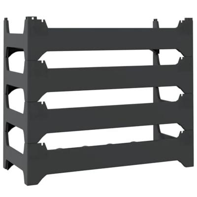 Wijnrek voor 24 flessen stapelbaar PP Wijnrek voor 24 flessen stapelbaar PP