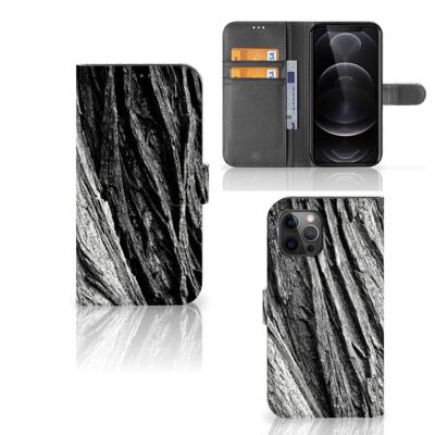 Book Style Case Apple iPhone 12 Pro Max Boomschors Grijs Book Style Case Apple iPhone 12 Pro Max Boomschors Grijs