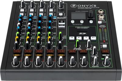 Mackie Onyx8 8-kanaals mengpaneel met USB-interface Mackie Onyx8 8-kanaals mengpaneel met USB-interface