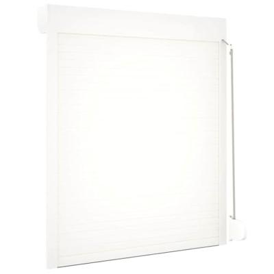 Rolluik 110x130 cm aluminium wit Rolluik 110x130 cm aluminium wit