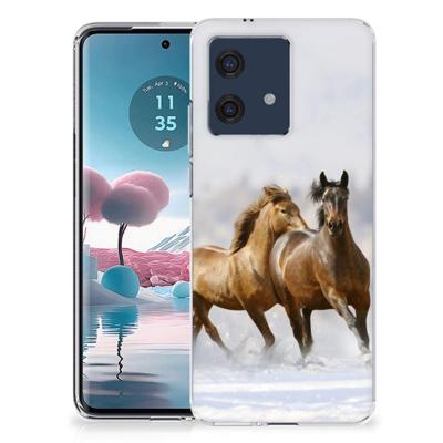 Motorola Edge 40 Neo | TPU Hoesje | Paarden
