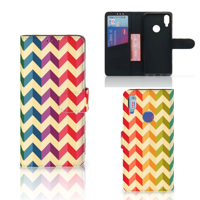 Xiaomi Redmi Note 7 Telefoon Hoesje Zigzag Multi Color - thumbnail