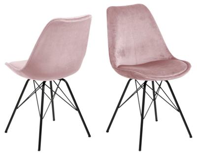 Bendt Eetkamerstoel 'Liva' Velvet, kleur Dusty Rose Bendt Eetkamerstoel 'Liva' Velvet, kleur Dusty Rose