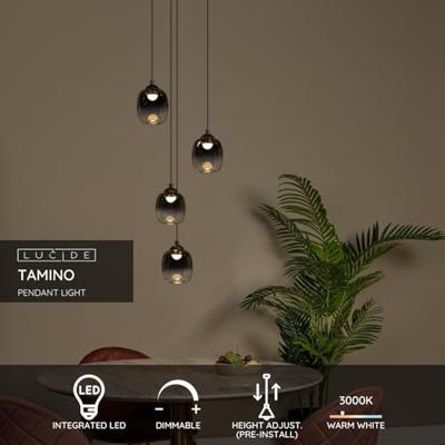 Lucide TAMINO - Hanglamp - Ø 36 cm - LED Dimb. - 4x5,2W 3000K - Zwart Lucide TAMINO - Hanglamp - Ø 36 cm - LED Dimb. - 4x5,2W 3000K - Zwart