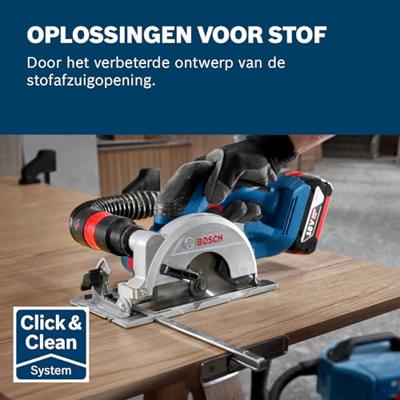 Bosch Blauw GKS 18V-51 Professional Accu Cirkelzaag | 18V | Zonder accu en lader | In doos - 06019M3120