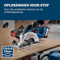Bosch Blauw GKS 18V-51 Professional Accu Cirkelzaag | 18V | Zonder accu en lader | In doos - 06019M3120 - thumbnail