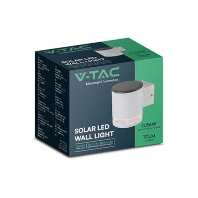 V-TAC VT-1139 23013 Wandlamp op zonne-energie 0.55 W Lichtkleur (naam): Warmwit