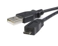 Kabel Micro USB Startech UUSBHAUB3M USB A Micro USB B Zwart - thumbnail
