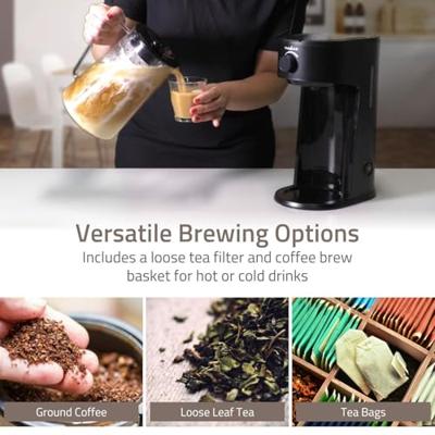 Nedis kaicm200fbk ijskoffie & ijsthee maker filter koffie 2.5 l 6 kopjes zwart - thumbnail